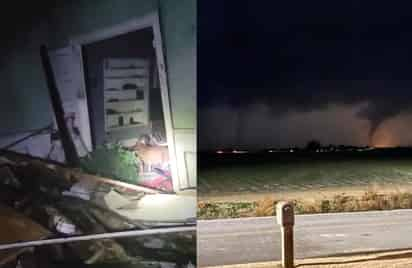 A través de redes sociales, usuarios han difundido videos y fotografías de los tornados y desastres que dejaron a su paso (CAPTURA)  