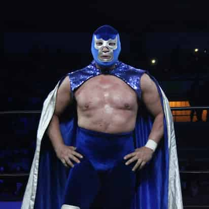 Una auténtica leyenda, es el personaje inconfundible de máscara azul y el antifaz plateado, Blue Demon Junior regresa a La Laguna. (ARCHIVO) 