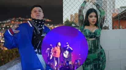 Ángel Quezada, mejor conocido como Santa Fe Klan, se presentó este 18 de diciembre en Puebla, donde su invitación a Kenia Os fue una de las sorpresas durante el show. 
