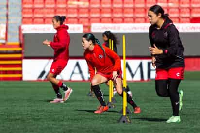 Las tijuanenses cerraron el 2021 y comenzaron el año entrenando en el Estadio Caliente, de cara al choque inaugural.