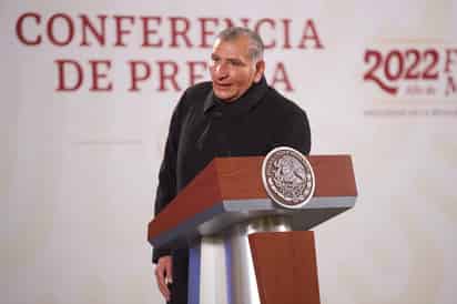 Adán Augusto López, secretario de Gobernación, encabeza las conferencias de prensa mañaneras tras el contagio de AMLO. (EL UNIVERSAL)