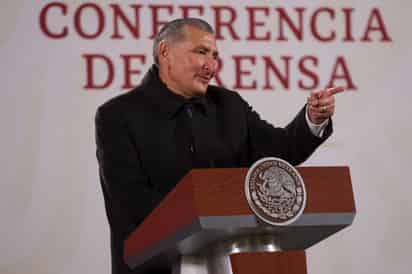 Adán Augusto López encabeza las conferencias mañaneras tras la ausencia de López Obrador. (ARCHIVO)
