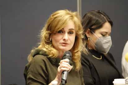 Durante este jueves en la mañana, la funcionaria estatal acudió a la reunión de la Oficina de Convenciones y Visitantes (OCV) Torreón. (VERÓNICA RIVERA)