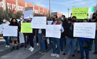 Fue en diciembre pasado que trabajadores de la universidad se manifestaron por falta de pago.