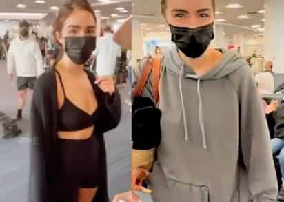 La hermana de la ex Miss Universo compartió lo ocurrido con ésta y la aerolínea (CAPTURA)