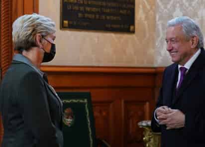 El presidente se reunió ayer con la secretaria de Energía de Estados Unidos. (EFE)