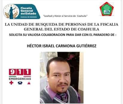 Salió de su domicilio desde el pasado 21 de enero. (EL SIGLO DE TORREÓN)