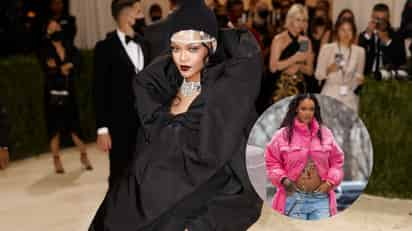 Rihanna espera su primer bebé y así presume su embarazo