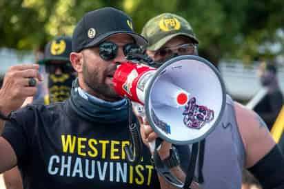 Enrique Tarrío, dirigente del grupo ultraderechista Proud Boys en el sur de Florida, afirma que lamenta el asalto al Capitolio del 6 de enero de 2021. (ARCHIVO) 