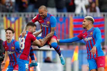 Jordi Alba marcó el primer gol del equipo culé. (EFE)