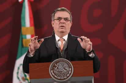 Ebrard reiteró que México respalda un proceso pacífico en Ucrania y el respeto a su integridad. (ARCHIVO)