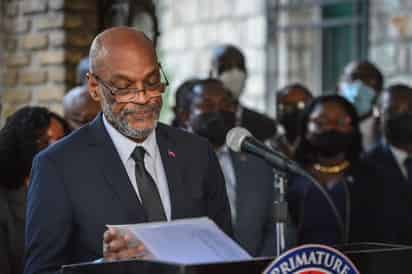 Henry asumió el cargo el 20 de julio pasado, trece días después del asesinato del presidente Jovenel Moise. (ARCHIVO) 