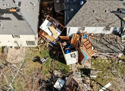 También se reportaron tornados el martes en Iowa, pero no hubo informes de heridos graves. (ARCHIVO)