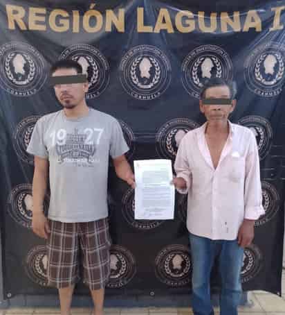 Los detenidos, Erasmo 'N' y Heriberto 'N', son vecinos de la colonia Salvador Allende, de Torreón.