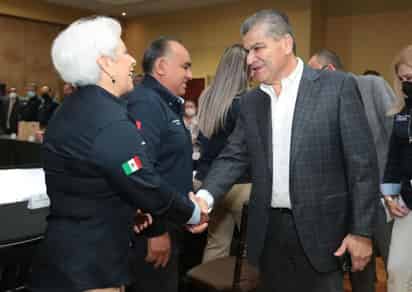 Riquelme reiteró que su Administración mantendrá una coordinación estrecha con las autoridades de los 38 municipios.