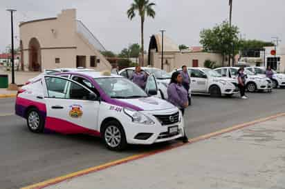 Es un servicio de taxis que dará atención a mujeres en Piedras Negras.