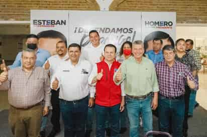 Se suman los exalcaldes Carlos Aguilera, Roberto Carmona, y el excandidato de Morena, Ulises Adame, con Homero Martínez.