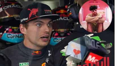 Sorprende imagen de Bad Bunny en el auto de Max Verstappen desde Miami