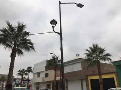 Afectación al alumbrado es más por vandalismo que por robos. (ARCHIVO)
