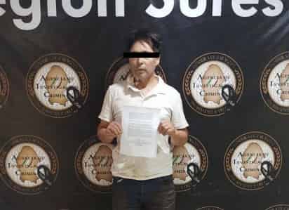 El detenido quedó a disposición de la autoridad judicial, en espera de la audiencia inicial donde la Representación Social realizará la imputación por el delito de feminicidio en agravio de Susana. (EL SIGLO DE TORREÓN)