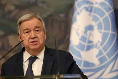 Guterres visitará el martes un campo de refugiados, donde departirá con algunos ucranianos desplazados. (ARCHIVO)