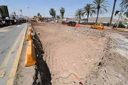 Autoridades han reforzado vigilancia vial en la colonia San Isidro ante las obras del Sistema Vial 4 Caminos. (EL SIGLO DE TORRÉON)