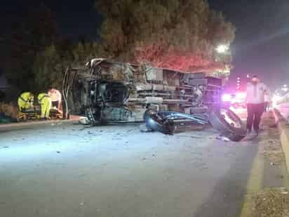 Los hechos se registraron en el bulevar Venustiano Carranza, a la altura del puente vehicular del bulevar Pedro Figueroa. (EL SIGLO DE TORRÉON)