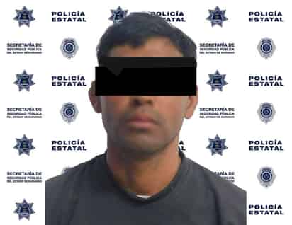El hombre fue detenido por elementos de la Policía Estatal.