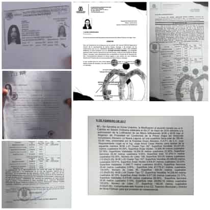 La credencial del INE de la candidata de Morena tiene, igual que una de las cartas, un domicilio en Las Rosas que no existe.