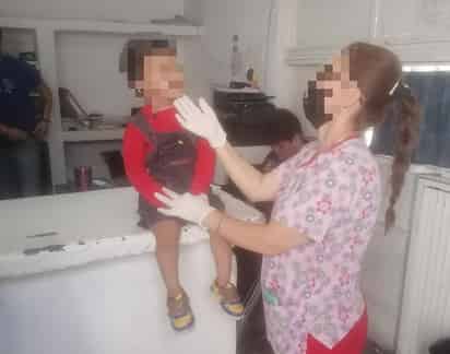 El menor fue llevado a que se le practicara una certificación médica.