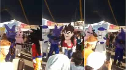 ¡Y puro Genkidama plebes!...¡Uy, uy, uy!: Botargas de Dragon Ball sorprenden bailando banda