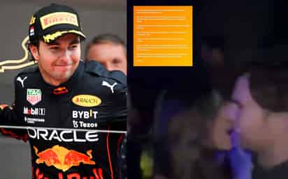 Tomo mi responsabilidad de ello: Checo Pérez tras rumores de infidelidad