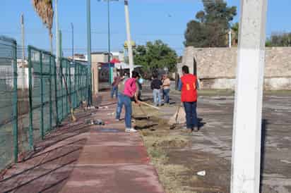 En esta ocasión se trabajó en la Unidad Deportiva. (EL SIGLO DE TORREÓN)