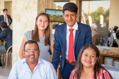 Padel Casas, Valeria Olvera, Elida Navarro y Jorge Escandón (ERICK SOTOMAYOR)