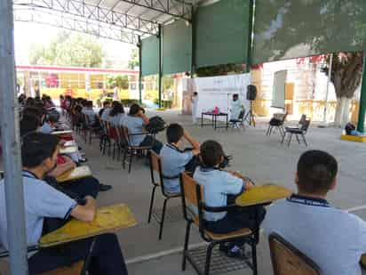 Ofrece la Fiscalía General del Estado y la Subsecretaría de Educación, charla sobre bullying. (EL SIGLO DE TORREÓN)