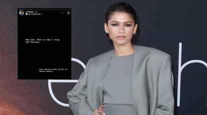 Zendaya 'explota' contra los rumores que afirman que está embarazada