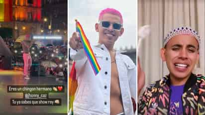 Jhonny Caz de Grupo Firme es coronado 'Rey Gay' en la Marcha LGBT+ 2022 CDMX