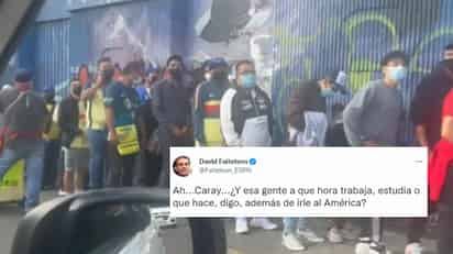 '¿Esa gente a qué hora trabaja?'; David Faitelson lanza crítica a la afición del América