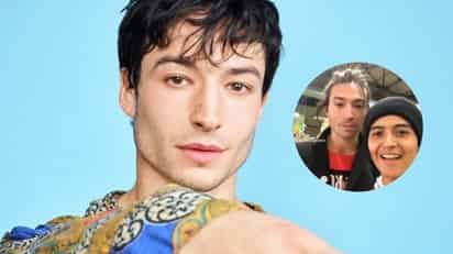 ¡Basta ya! Ezra Miller ofrece a fan noquearlo en video