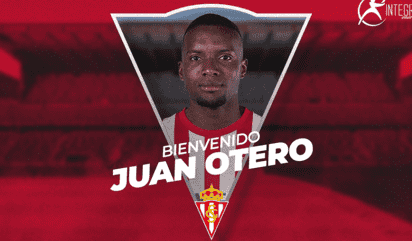 Sporting de Gijón hace oficial el fichaje de Juan Otero