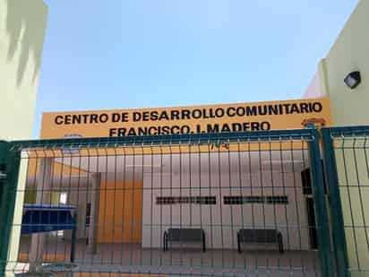 Pese a su inauguración, aún no hay fechas para iniciar actividades en el nuevo Centro de Desarrollo Comunitario. (EL SIGLO DE TORREÓN)