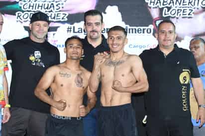 En una contienda estelar que promete grandes emociones, el 'Habanerito' López enfrentará al 'Chihuas' Rodríguez (der).