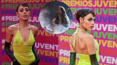 Danna Paola protagoniza los Premios Juventud 2022 con sus 'looks' y presentación musical