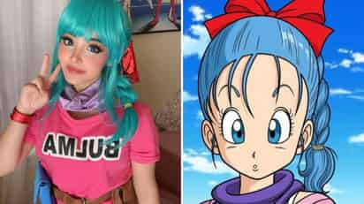 Modelo se transforma en sensual Bulma de Dragon Ball