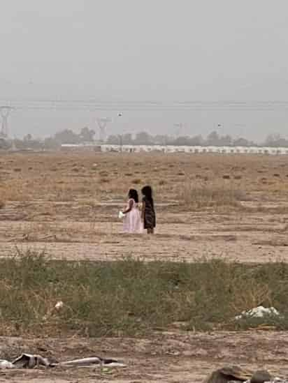 Las menores fueron localizadas por elementos de la Policía Municipal en unas parcelas de Gómez Palacio. (EL SIGLO DE TORREÓN)