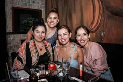 Adriana Jiménez, Dany Orsan, Paola Hernández y Vanessa Huerta (EL SIGLO DE TORREÓN/EDUARDO RUIZ)