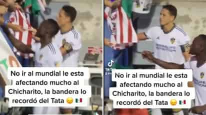 ¿'Chicharito' Hernández despreció la bandera de México? Lo critican en redes sociales