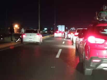 Operativo realizado sobre el periférico en Ciudad Lerdo, en los cuatro carriles que conducen a Gómez Palacio.
