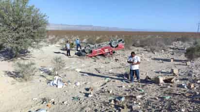 El accidente carretero se registró a la altura del poblado Tres Manantiales de Francisco I. Madero.