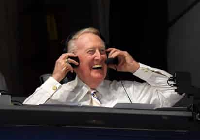 Muere Vin Scully, el legendario narrador de los Dodgers